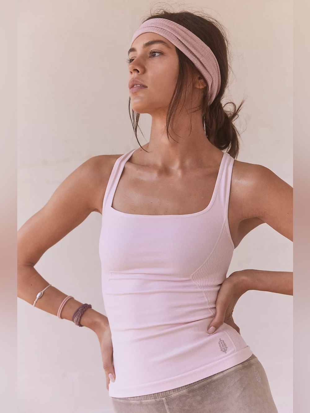 FP Movement by Free People Good Karma Long Tank Top, Size XS